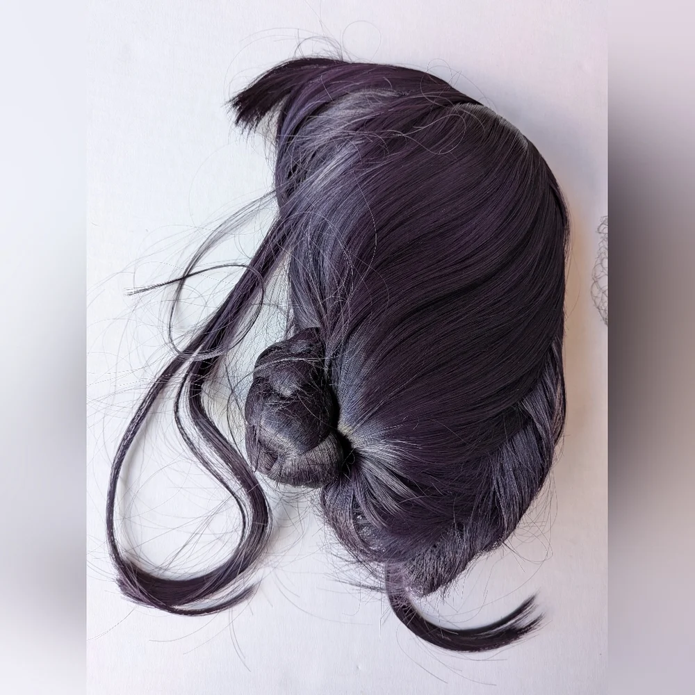 Anime Purple Braided Women's Wig Cosplay Demon Hunters Inspired
